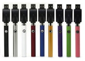 380mAh Preheat Variable Voltage Battery & USB Charger - Silver