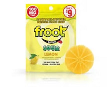 Froot Sour Lemon SINGLE gummy (VEGAN/GF) 100mg