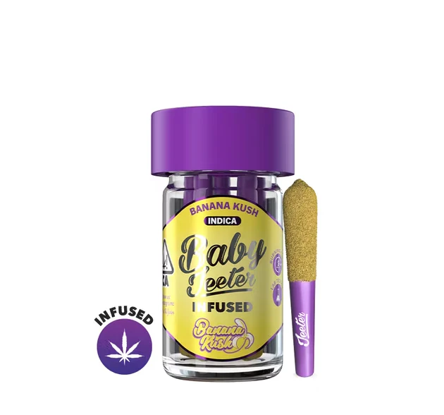 Jeeter - Jeeter - Banana Kush - 5pk Infused PreRolls Main Image