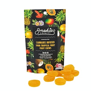 Smokiez Edibles - Smokiez Sour Tropical Fruit Chews 100mg
