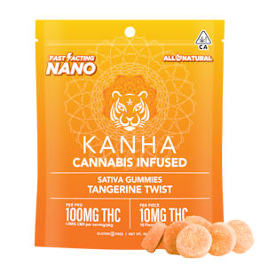 KANHA - Kanha NANO - 100mg Gummies - Tangerine Twist