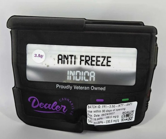 DEALER CANNABIS CO. - Anti Freeze -Indica- 19.66% THC | (Flower) | Dealer Cannabis Co.     -q10