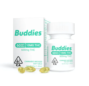 Buddies - Buddies - 10mg 60pk - Gel Caps