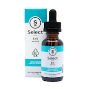 Select Unflavored CBD/THC 1:1 Tincture