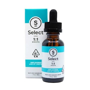 Select - Select Unflavored CBD/THC 1:1 Tincture