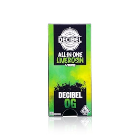 DECIBEL GARDENS - All In One - Decibel OG - Live Rosin - .5G