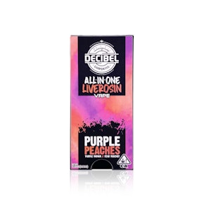 DECIBEL GARDENS - All In One - Purple Peaches - Live Rosin - .5G
