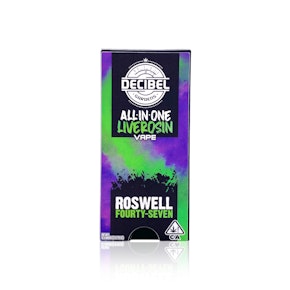 DECIBEL GARDENS - All In One - Roswell 47 - Live Rosin - .5G