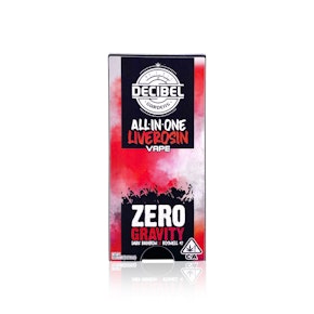 DECIBEL GARDENS - All In One - Zero Gravity - Live Rosin - .5G
