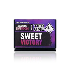 DECIBEL GARDENS - Concentrate - Sweet Victory - Tier 1 - Cold Cure Live Rosin - 1G