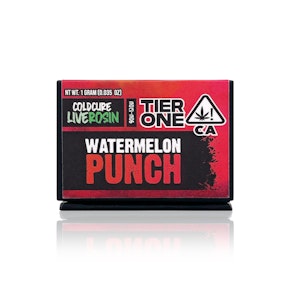 DECIBEL GARDENS - Concentrate - Watermelon Punch - Tier 1 - Cold Cure Live Rosin - 1G