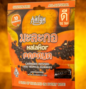 ON SALE Dee Thai | Papaya| Gummies- 10pk -100mg thc (2 FOR $19)/ (10/$99)