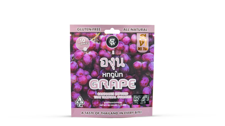 Dee Thai - DEE THAI - Grape - Gummies - 100MG Main Image