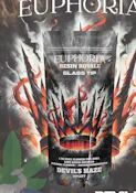 Euphoria-Live Resin-Devils Haze- Euphoria Resin Royale-Indica-Pre Roll-1.3G-42.48%