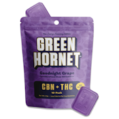 Green Hornet Gummies - Good Night Grape - Indica - 100mg (10 x 10mg)
