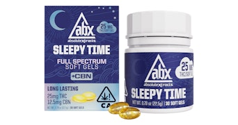 ABX - 25mg Sleepy Time Solventless + CBN Soft Gels - 30ct