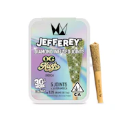 West Coast Cure | OG Kush 3.25g (Indica) - Jefferey Infused Joint 5pk