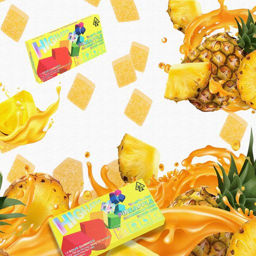 CBX - CBX - Pineapple - 100mg Highatus Gummies - 10pk Main Image