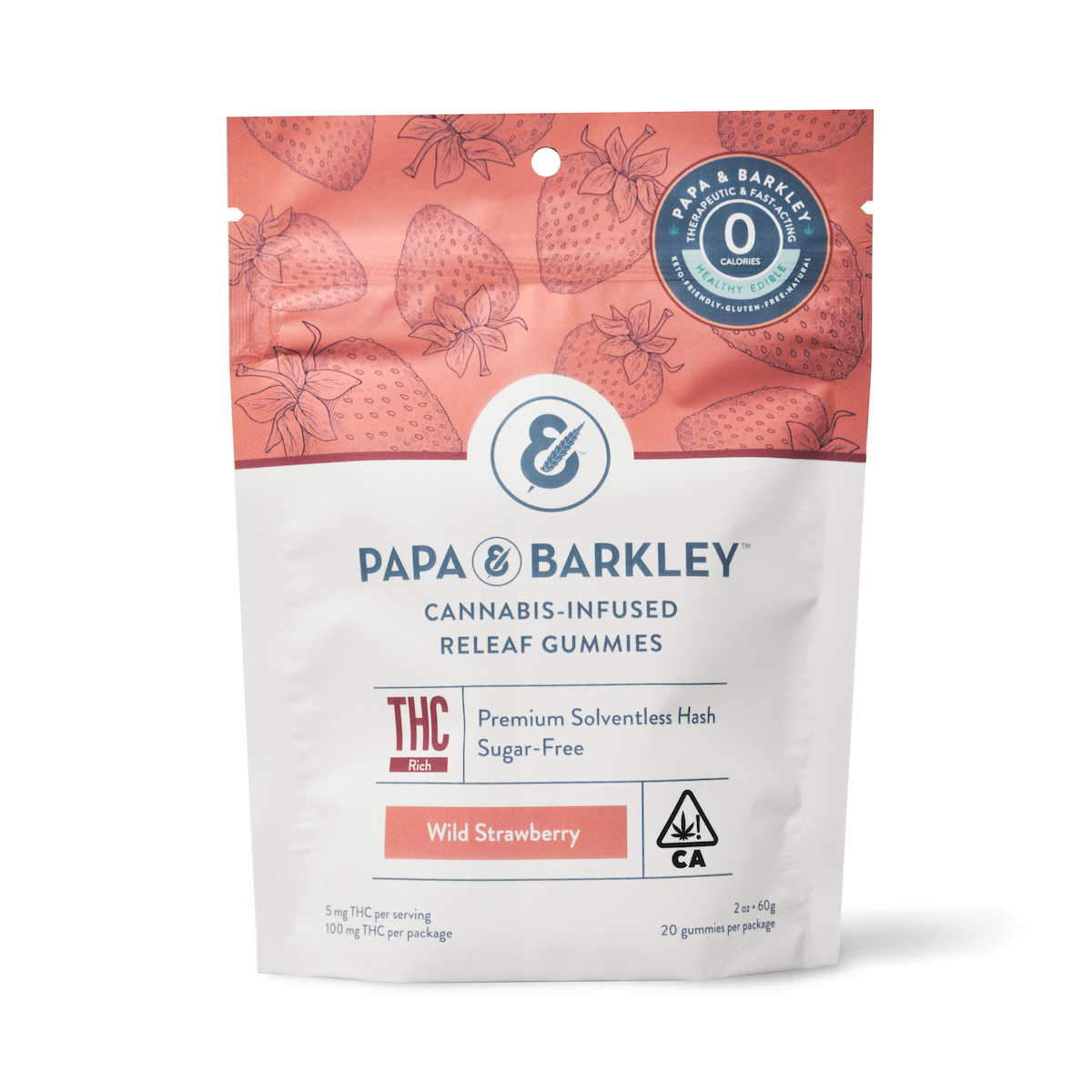 Papa & Barkley - Hash Vegan Wild Strawberry Releaf Gummies 100mg ...