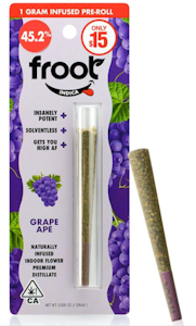 FROOT - Grape Ape 1g Infused Pre-Roll - Froot 