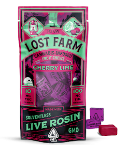 KIVA - L.F. Kiva Live Rosin Fruit Chews Cherry Lime