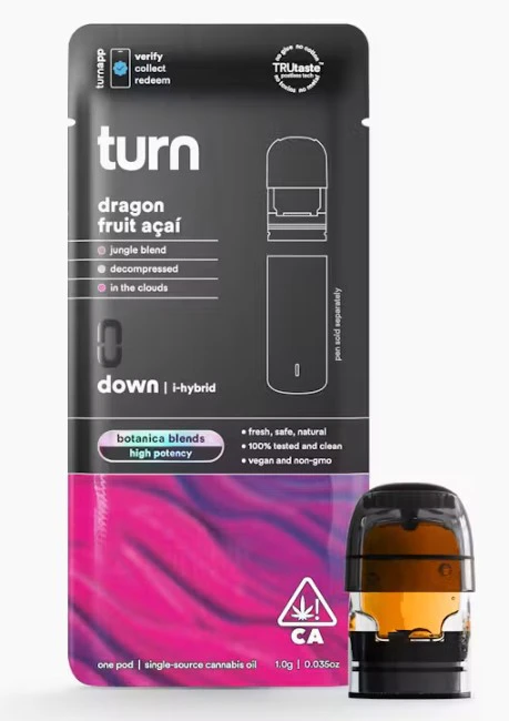 turn - [Turn Down] - BB - Pod - (1g) - Dragon Fruit Acai Main Image