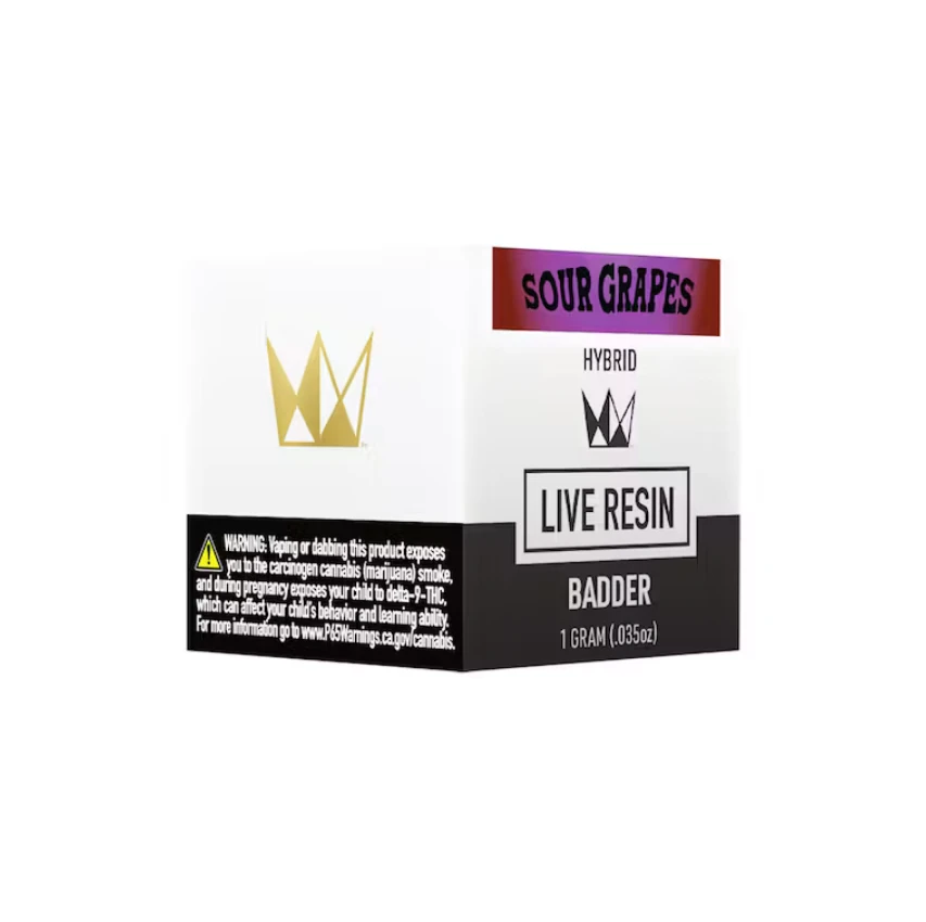 West Coast Cure - SOUR GRAPES LIVE RESIN BADDER 1G - WEST COAST CURE Main Image