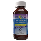 THC Tincture with Melatonin 1000mg Sleep Formula Tincture Extra Strength 30ml - Nite Capzz 