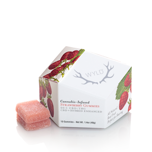 WYLD - Strawberry 20:1 CBD:THC 10pk Gummies - 10mg