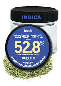Froot - Froot Infused Shake 3.5g Kosher Mintz $25
