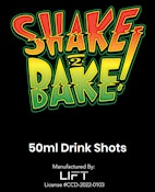 Shake 2 Bake Blue Razz Sugar Free 100mg THC Shooter