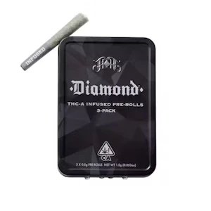 Heavy Hitters - Heavy Hitters Diamond Preroll 3pk - Blue Sherbert 58%