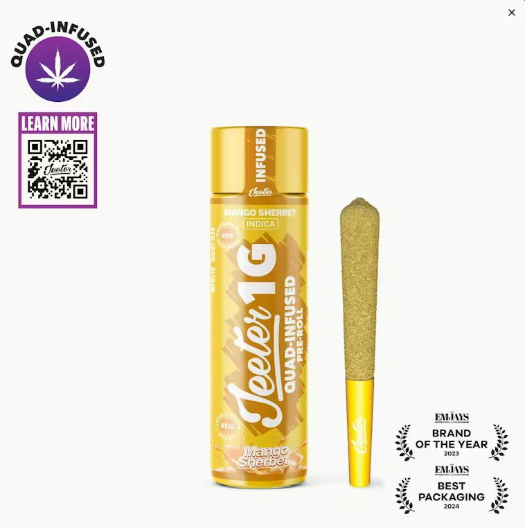 Jeeter - Jeeter - Preroll - Mango Sherbet - 1G Main Image