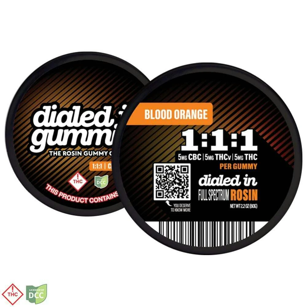 Dialed In Gummies - Dialed In - Gummies - Focus - Blood Orange - 1:1:1 Main Image