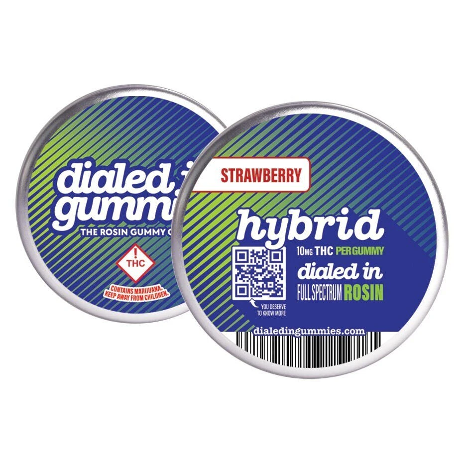Dialed In Gummies - Dialed In - Gummies - Strawberry Hybrid - 100mg Main Image