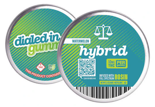 FOREST ST MANUFACTURING LLC - Dialed In - Gummies - Watermelon - 100mg Main Image