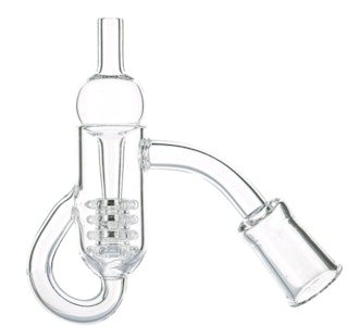 Clix2Buy - Glass - Diamond Knot Loop Quartz Banger Female