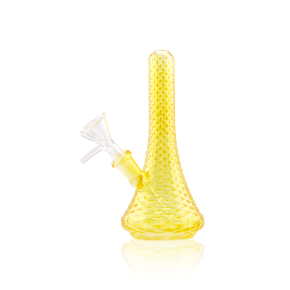SIREEL - Glass - Diamond Beaker Bong w Flower Bowl - Assorted Colors