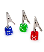 Assorted Dice Roach Clip