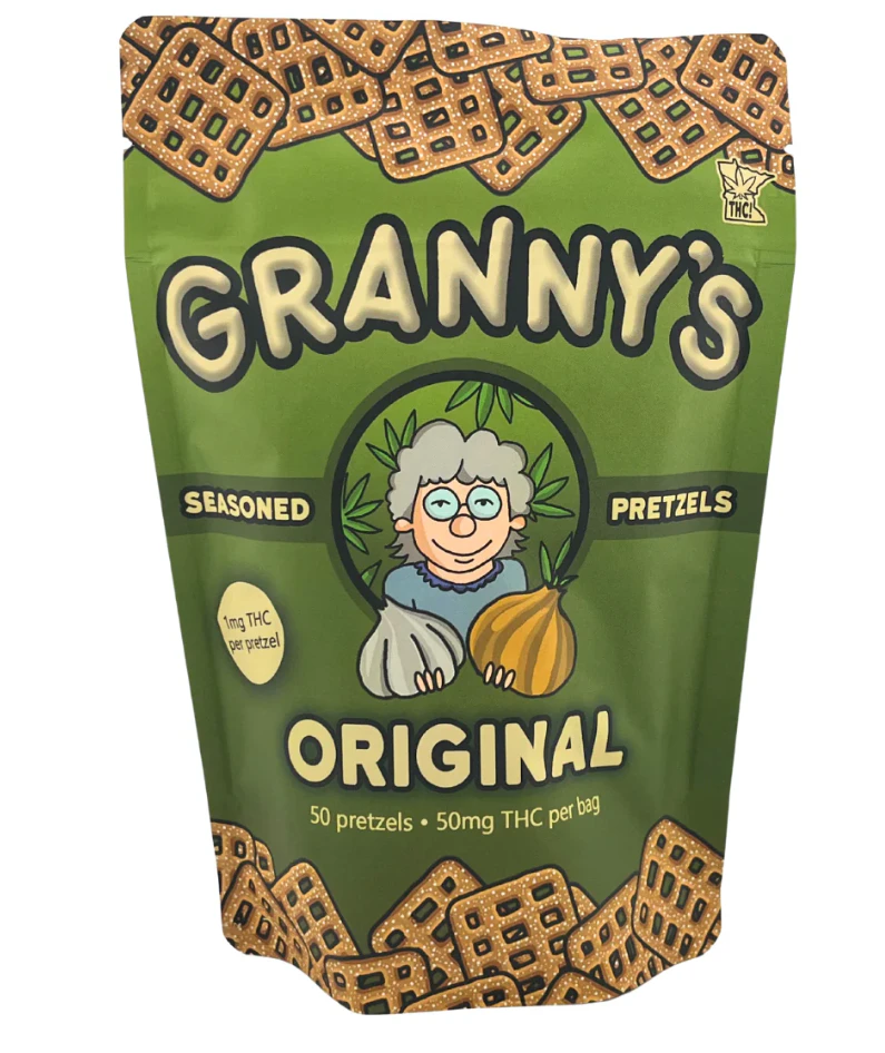 GRANNY'S - Grannys's | Dill Pickle Pretzels | 50mg THC per Bag Main Image