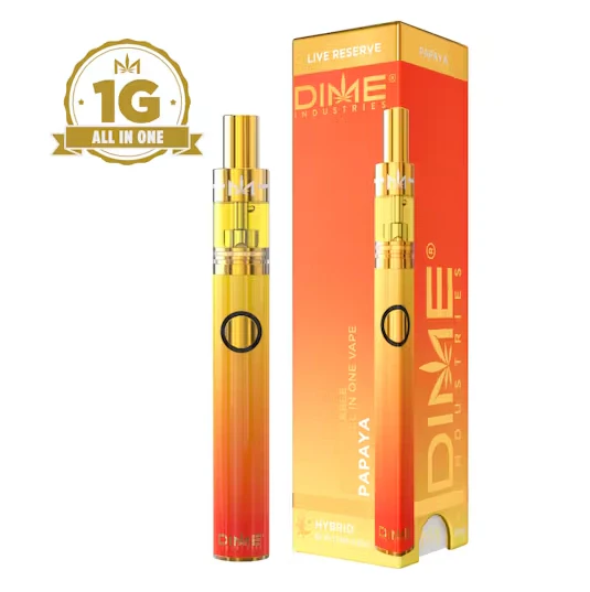Dime Industries - Dime Live Reserve - Papaya All In One Device (H) 1g Main Image