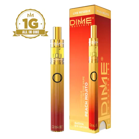 Dime Industries - Dime Live Reserve - Peach Mojito All In One Device (S) 1g Main Image