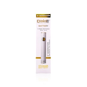 DIME INDUSTRIES - Battery - White 510 Thread - V5