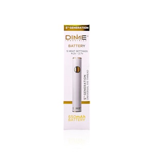 DIME INDUSTRIES - DIME INDUSTRIES - Battery - White 510 Thread - V5