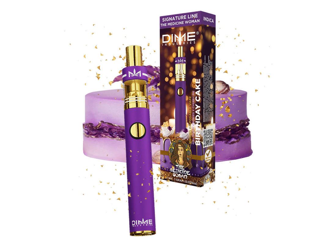Dime Industries - Dime - Birthday Cake The Medicine Woman Collaboration - 1g All-In-One Vape Main Image