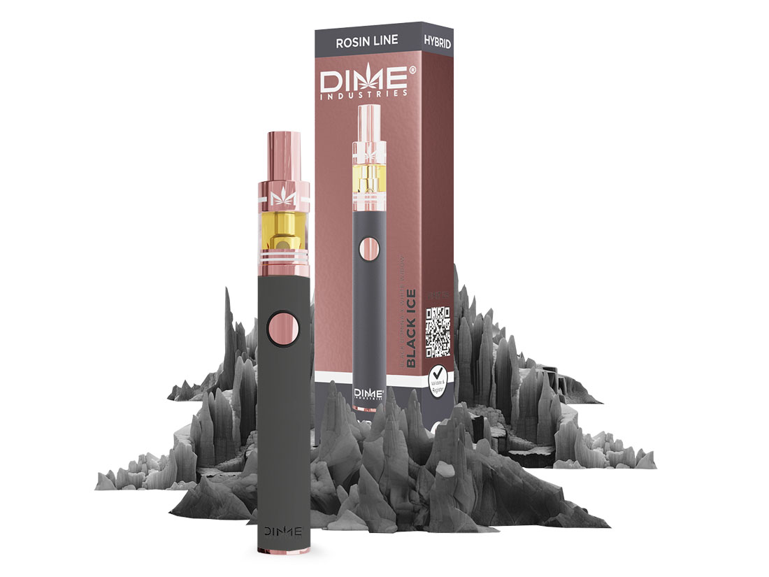 Dime - Black Ice - 600mg Rosin All-In-One Vape - Recreati...