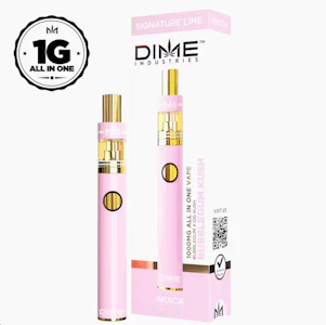 Dime Industries - BUBBLEGUM KUSH DISPOSABLE 1G - DIME INDUSTRIES