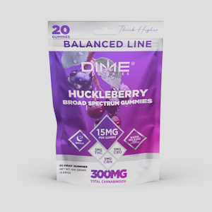 DIME INDUSTRIES - DIME 300mg CBN Huckleberry Gummies 20ct