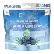 Dime Industries | Blue Raspberry 1:1:1 | Balanced Line | CBG:CBD:THC | Fruit Gummies | 10pk | 100mg