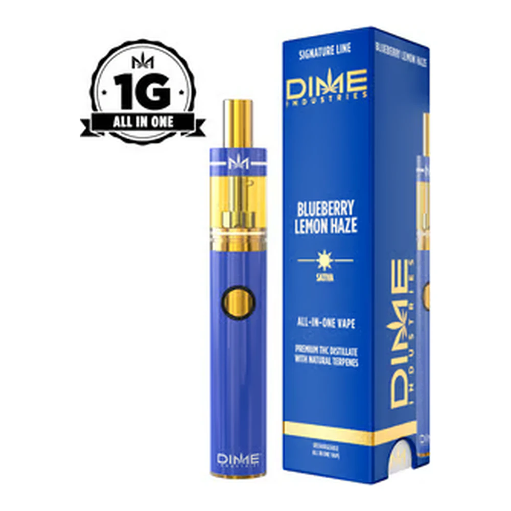 Dime Industries - Dime Industries | Blueberry Lemon Haze | All-In-One Vape | 1g Main Image